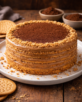 Bolo de Bolacha Tradicional