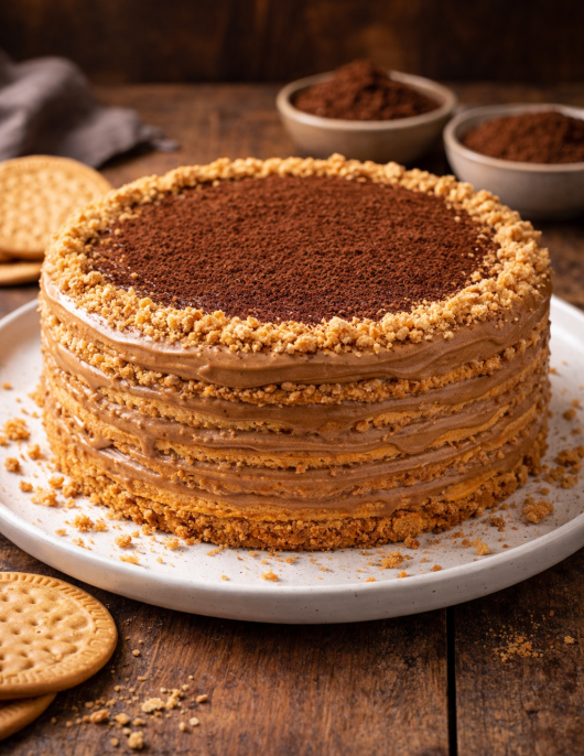 Bolo de Bolacha Tradicional
