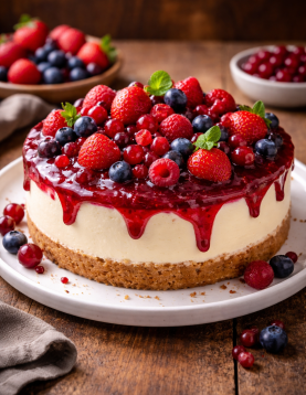 Cheesecake de Frutos Vermelhos